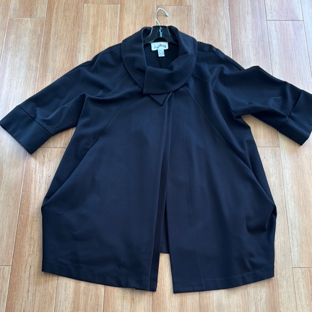 Joseph Ribkoff Black Cape Modern Oversized Design